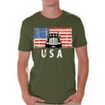 thumbnail image 1 of Awkward Styles Truck USA Men Shirt Gifts for Men USA Truck Driver T shirt for Men One Nation USA Flag Men Tshirt I'm American Vintage USA T-shirt for Men 4th of July Gifts American Flag Men Shirts, 1 of 4