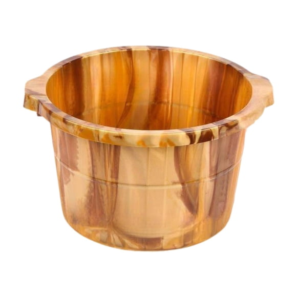 Cubo para Baño de Pies Fernando Amarillo Altura 22cm