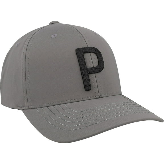 Puma Heritage P Golf Slate Sky/Puma Black Headwear Men Fits All