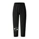 thumbnail image 4 of ICHUANYI Clearance Women's Fashion High Waist Straight Tube Trouser Hem Print Cotton Versatile Casual Pants(Black, M) ICHUANYI WER2023080900260, 4 of 5