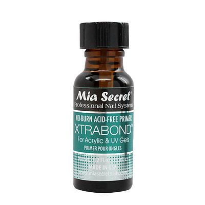 Mia Secret XTRABOND no-Burn Acid-FREE Primer .5oz /15ml + Free Temporary Body
