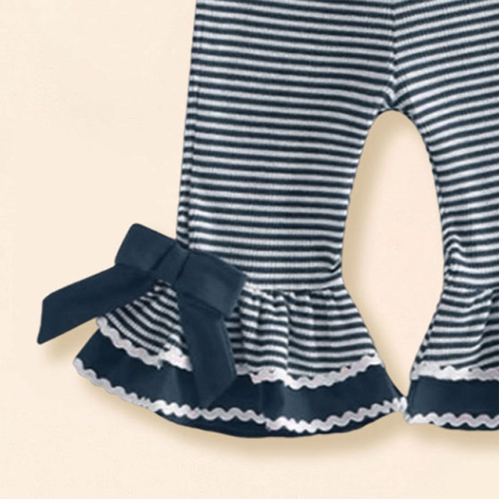 Faraee Toddler Baby 4th of July Girl Clothes Cute Sleeveless Romper Stripeds Spaghetti Strap Jumpsuit Summer Bell Bottom Outfit 6 12 18 24 Months 2T 3T 4T 5T Light Blue