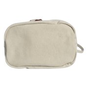 Miu Miu Gabardine Mini Bucket Bag Off White Drawstring Leather Trim Gold Tone