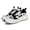 Black White, variant on YOURDIARY Steel Toe Work Shoes for Women Safety Shoes Work Lace-Up Sneakers