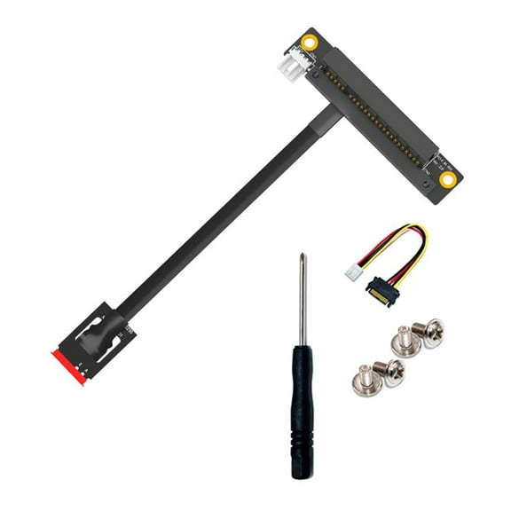 Yammee M.2 AE Key to PCIE 1X 4X 8X 16X Adapter Extension Cable for Multiple Cards