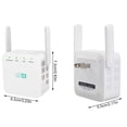 thumbnail image 2 of Wifi Repeater 2.4G Wifi Extender Amplificador de señal Diseño de antena dual Amplificador de señal inalámbrica, Enchufe de EE. UU., Blanco 300M Methold EL4481-02B, 2 of 2