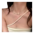 thumbnail image 1 of Collier Ras-du-Cou pour Femmes en Fausse Perle, Ras-du-Cou Perlé, Collier Élégant, Collier Rétro Délicat, Cadeau pour Épouse, Amie, Tenue Quotidienne, Fête, Rendez-Vous, Bijoux, 1 of 8