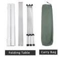 thumbnail image 5 of Mesa de Camping Rectangular Zimtown aluminio natural 55 L x 27 W x 27 H exterior, 5 of 5
