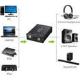 thumbnail image 2 of USB to SPDIF Coaxial RCA and 3.5mm Headphone Jack Converter USB DAC Optical Audio Adapter USB DAC PCM for Windows Mac PS4 PS3, 2 of 9