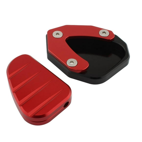 Siruishop Side Brace Tripod Widened Pad Kit Aluminum for Zontes 368D 368M Sturdy Red