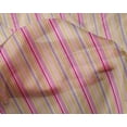 thumbnail image 4 of Tissu Tabby de Soie de Pomme Texture Rayure Tissu Imprimé BTY 42 Pouces de Large, 4 of 4
