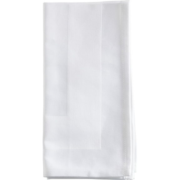 Satin-Trimmed Damask Napkin (Set of 4)