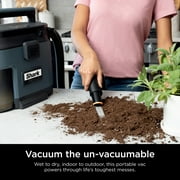 Shark MessMaster Portable Wet Dry Vacuum, 1 Gallon Capacity, Corded, Self-Cleaning, Ultra-Powerful Suction, VS101