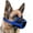 Blue, variant on Carlikeit Dog Muzzle for Medium Dogs 2026, Soft Air Mesh Breathable Muzzle with Adjustable Strap, Allows Panting Drinking, Lightweight Pet Mouth Guard for Training Grooming