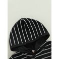 thumbnail image 6 of Newborn Baby Boy Clothes Short Sleeve Hooded Tops with Pocket Drawstring Short Casual Summer Outfits 6m 12m 18m 24m 3y, 6 of 9