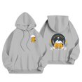 thumbnail image 7 of Women's Oktoberfest Printed Drop Shoulder Hoodie for Everyday Wear and Casual in Autumn/Winter Season Gray XL, 7 of 7