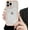 Coral, variant on for iPhone 14 Pro Phone Case,Aesthetic Ribbon Bowknot Pattern Design for Girl Women,Anti-Yellowing Clear Hard PC Back,Anti-Drop Shockproof Protective Phone Cover for 14 Pro-Beige