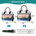 thumbnail image 4 of FORMRS Insulated Lunch Bag for Work School Unisex Large Capacity Cooler with Shoulder Strap, Abstract Painting, 4 of 6