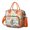 Orange-5, variant on Cartoon Snowy Owl Insulated Lunch Tote – Large Leakproof Cooler Bag with Big Eyes Owl Pattern, Adjustable Strap for Work, School, or Outdoor Use
