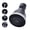 Black, variant on 4 Spray Modes Faucet Aerator,360 Degree Faucet Sprayer Attachment,Big Angle Kitchen Faucet Aerator,Swivel Faucet Extender,Sink Sprayer Attachment for faucet,55/64 inch Female Thread