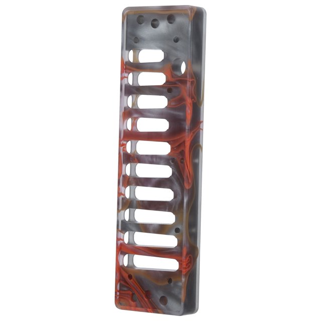 Harmonica Comb Acrylic Round Harmonica Comb 10 Hole Harmonica Comb Hole Nozzle Comb Harmonica Part Instrument Accessory for SP20