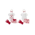 thumbnail image 2 of BemeyourBBs Newborn Baby Girl My First Beseball Season Outfits Infant Baby Girls Summer Clothes Baseball-themed Print Short Sleeve Romper Ruffled Tutu Skirt Stockings and Headband 4 Pcs Set, 2 of 9