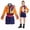 Popular Singer Stage Costume - A, variant on 2026 New Halloween Popular Singer Stage Cosplay Costume, 3-Piece Pop Idol Group Fashion Dance Outfit Set with Short, Jacket & T-Shirt for Halloween Costume & Role Play Stage Performance, 110