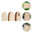 thumbnail image 6 of MLINS Wooden Hut Shaped Cutouts for DIY Ornaments and Decorations 30 Pieces Beige Composite Material, 6 of 8