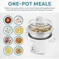 thumbnail image 2 of AROMA ®   Select Stainless ®   Rice Cooker, 3-Cup (Uncooked) / 6-Cup (Cooked), Stainless Steel Inner Pot, Small Rice Cooker, Auto Keep Warm, 1.2 Qt, White, ARC-753SG, 2 of 7