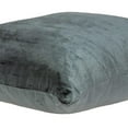 thumbnail image 3 of 18" x 7" x 18" Transitional Charcoal Solid Pillow Cover With Down Insert, 3 of 4