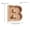 B, variant on XMMSWDLA Office Decorations for WorkPersonalized Wooden Name Money Box Wooden Deposit Box Twenty Six English Letters Happy Anniversary Decorations