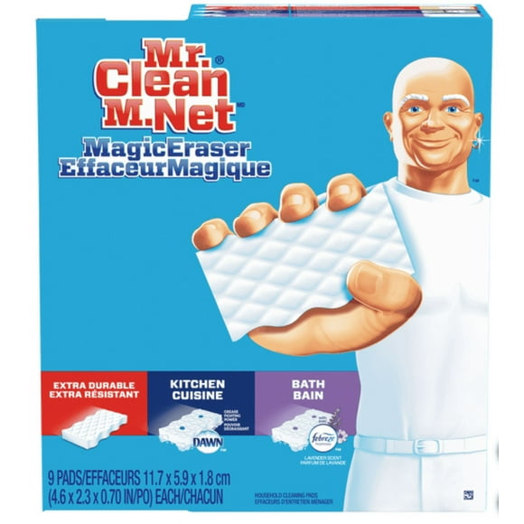 Mr. Clean – Pack Varié Magique Effaceur Lot de 9