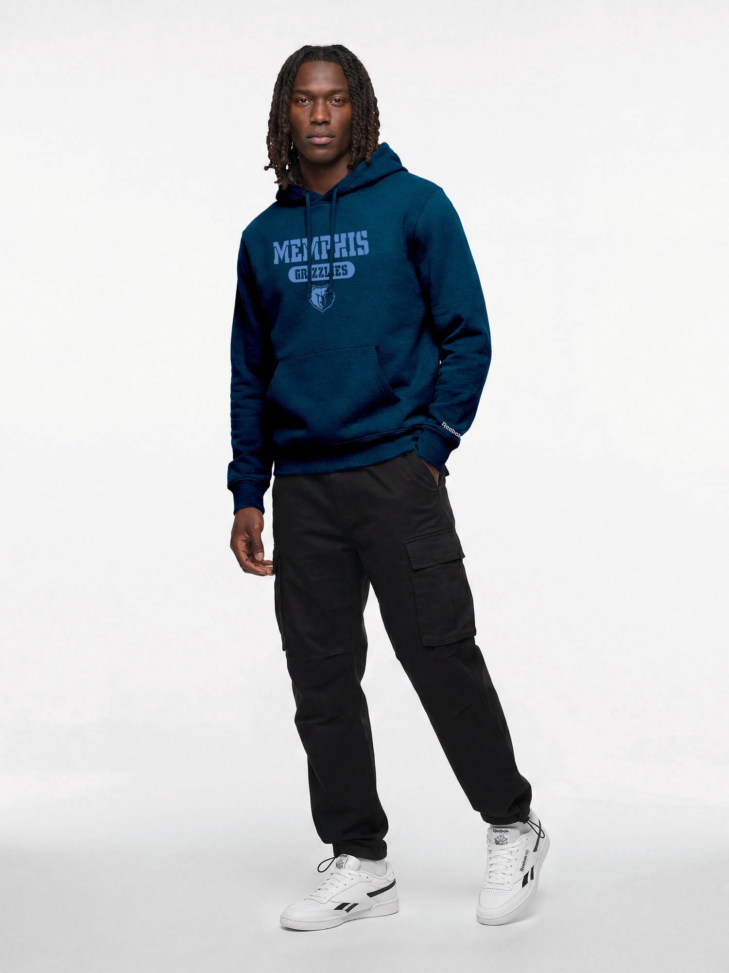 Memphis Grizzlies Reebok Mens Hooded Sweatshirt