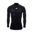 thumbnail image 2 of Playera Deportiva ZAPARI Manga Larga Unisex Licra de Compresion Comoda y Fresca Pack 3 Negro G, 2 of 9