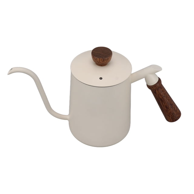 Gooseneck Kettle Wood Handle,600ml Gooseneck Coffee Kettle Gooseneck Kettle Pour Over Coffee Kettle Luxury Finish