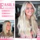 thumbnail image 5 of Extensiones de cabello humano real Gampacy con clip, 40 cm, 5 of 8