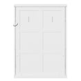 thumbnail image 4 of Euroco Wood Twin Size Murphy Bed, Convertible Wall Bed, White, 4 of 12