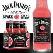 Jack Daniel's Country Cocktails Downhome Punch, 6 Pack, 10 oz Bottles