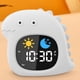 thumbnail image 2 of Reloj Despertador con Forma de Animal, Control de Palmaditas, Reloj para Entrenar el Sueño, Pequeños Adornos, Luz Táctil Ajustable., 2 of 5
