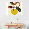 thumbnail image 2 of Orinice  Colorful Fruit Art Print- Abstract Orange Pear Lemon Botanical Canvas Wall Art-(20x16inch, Unframed)-Perfect for Kids Room Kitchen Decoration 20x16in, 2 of 3
