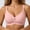 Flesh Pink, variant on Women’s Seamless Jelly Bra Adjustable Criss-Cross Straps Breathable Wireless Comfort S-XXL