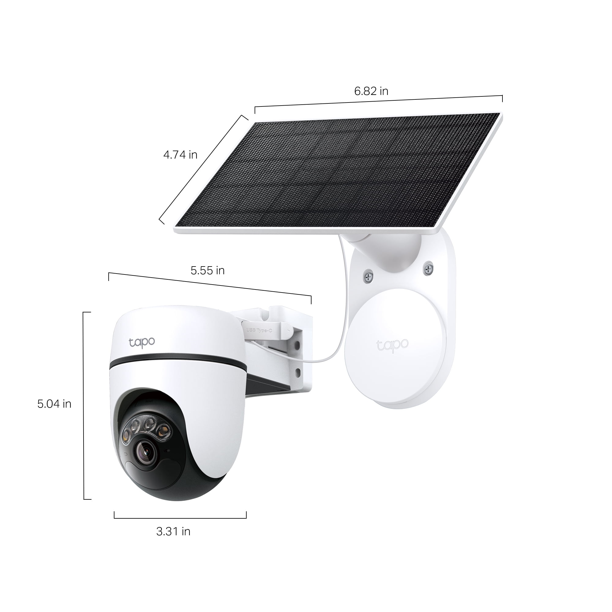 Tapo Pan-Tilt Security Camera, IP65 Weather Resistance