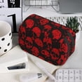 thumbnail image 7 of Kdxio Red Skulls for Double Compartment Pen Case Oxford Organizer with Zipper Pockets for Students Artists, 7 of 7