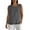 Gray, variant on Tank Tops for Women Cotton Linen Crew Neck Solid Color Sleeveless Tops Flowy Waves Hem Summer Casual Loose Daily Blouses S-2XL