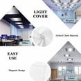 thumbnail image 5 of Grey Ombre Fluorescent Light Covers, Gray White Gradient Modern Abstract Art Magnetic Light Covers for Ceiling Lights, Fluorescent Ceiling Shade Filters for Classroom Bedroom Office 4x2Ft x 1PCS, 5 of 8