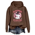 thumbnail image 4 of Cancer Shirts Women In October We Wear Hood Sweatshirt, 4 of 4