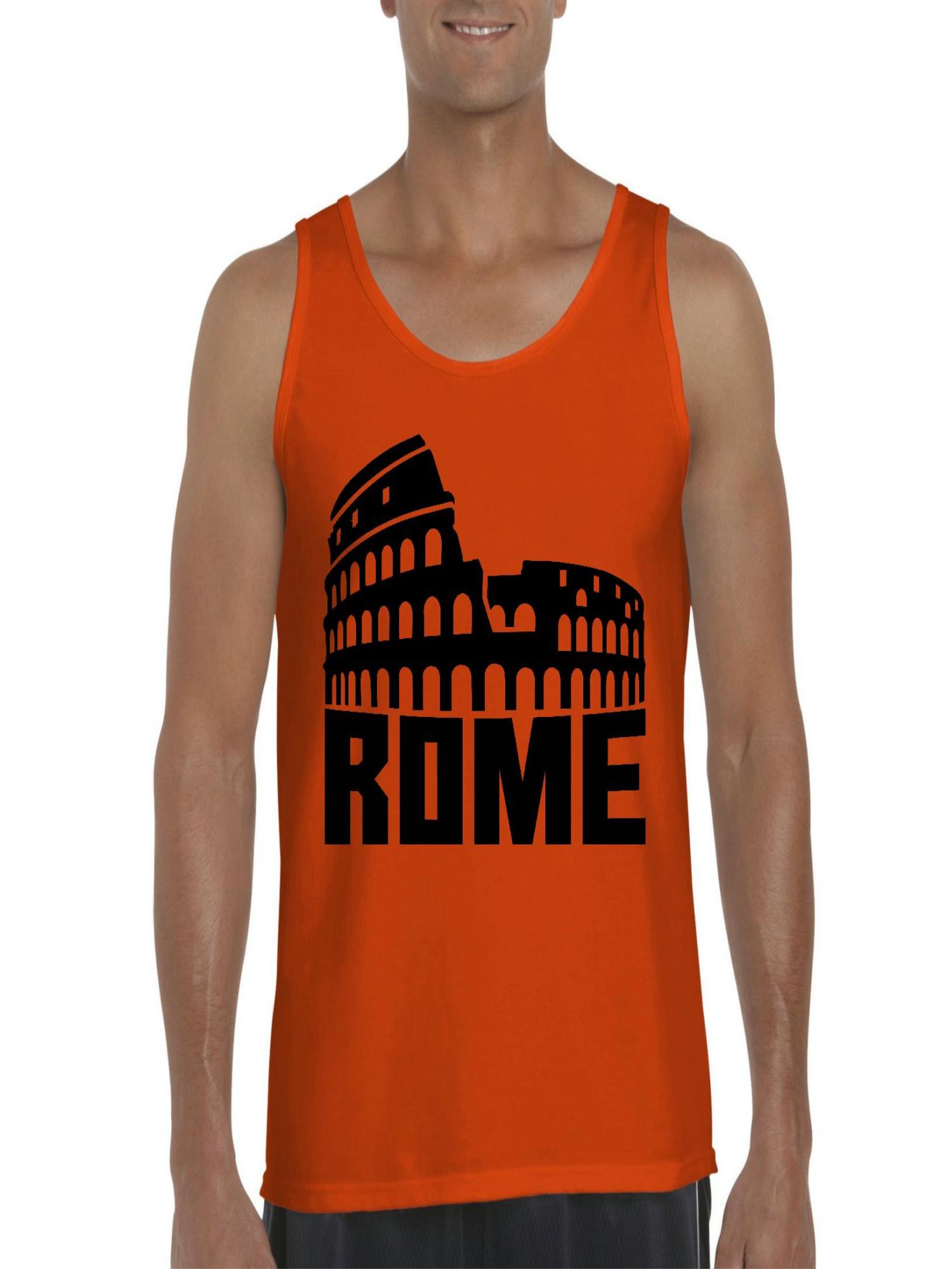 Normal is Boring Mens Rome Italy Tank Top