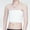 White, variant on Pitauce Women's Compression Chest Binder Sleeveless Tops Solid Color Crop Tube Tops Breathable Fitness Binder Corset Tube Tops