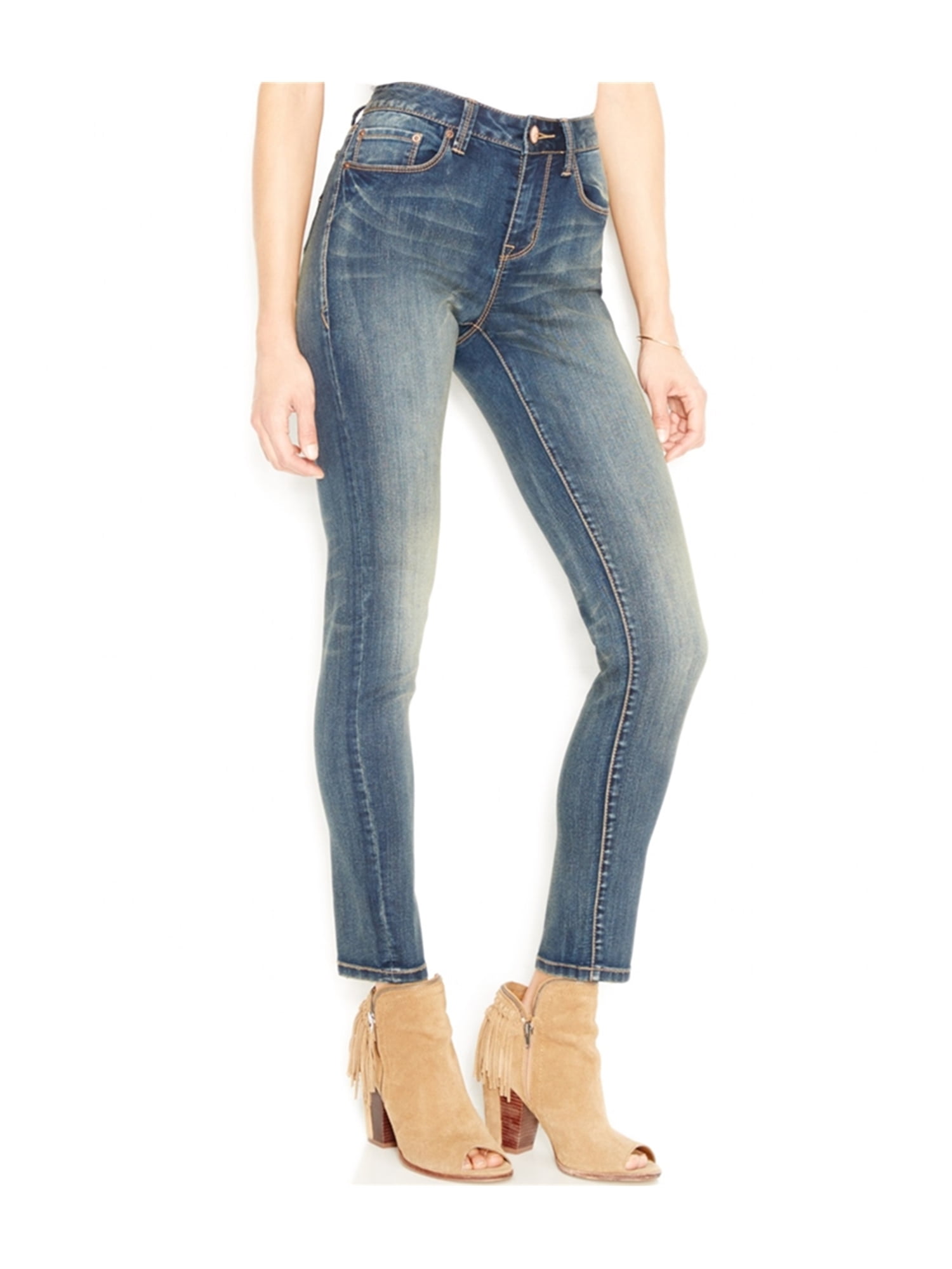 American Rag Juniors Triple-Button Skinny Jeans