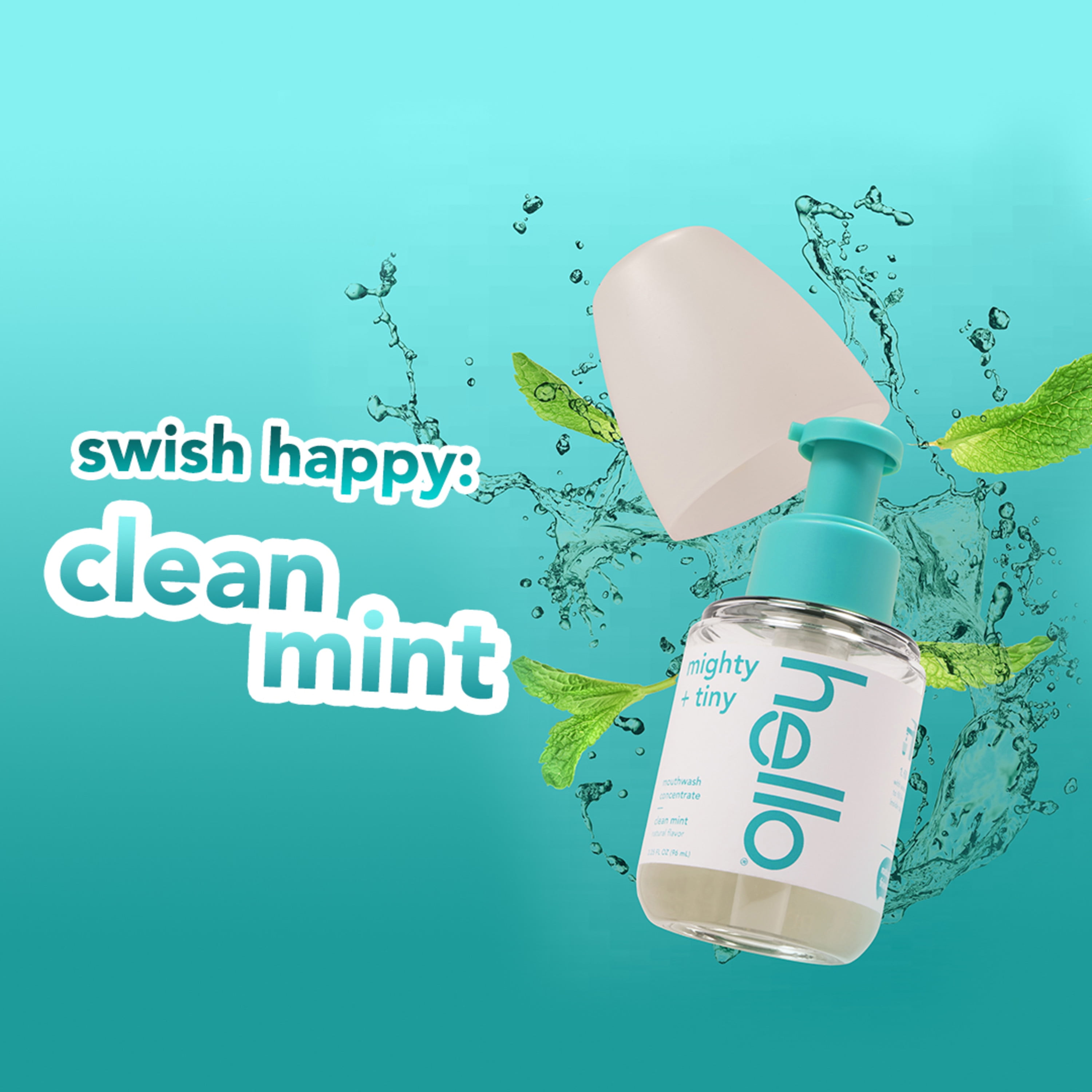 hello Naturally Clean Mint Mouthwash Concentrate, Alcohol Free, Vegan & SLS Free Rinse Best
